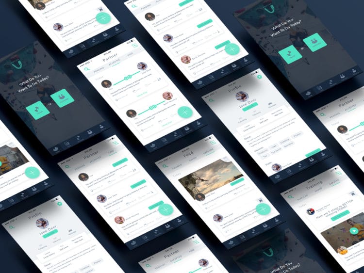 Venture - Mobile phone mockups