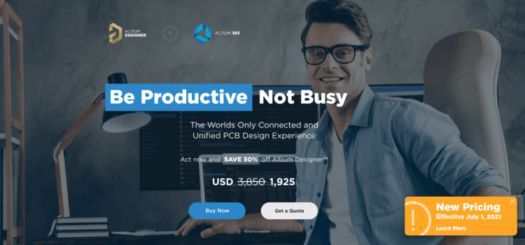 Be Productive Landing Page