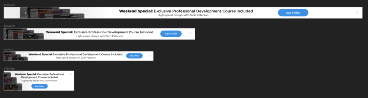 PDC banners